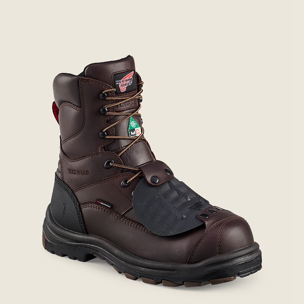 Bottes de Sécurité Red Wing - King Toe® - 8-Inch Waterproof Csa Metguard Toe - Noir/Marron - Homme 5